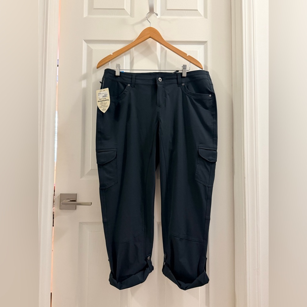 Kuhl Women's Dark Gray/Almost Black Cargo Pants Size 14